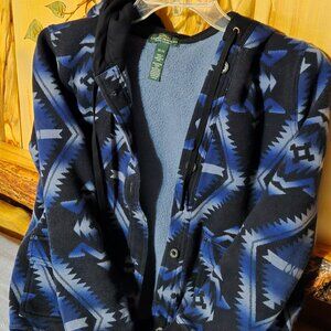 RALPH LAUREN Fleece Hooded Jacket  Size M